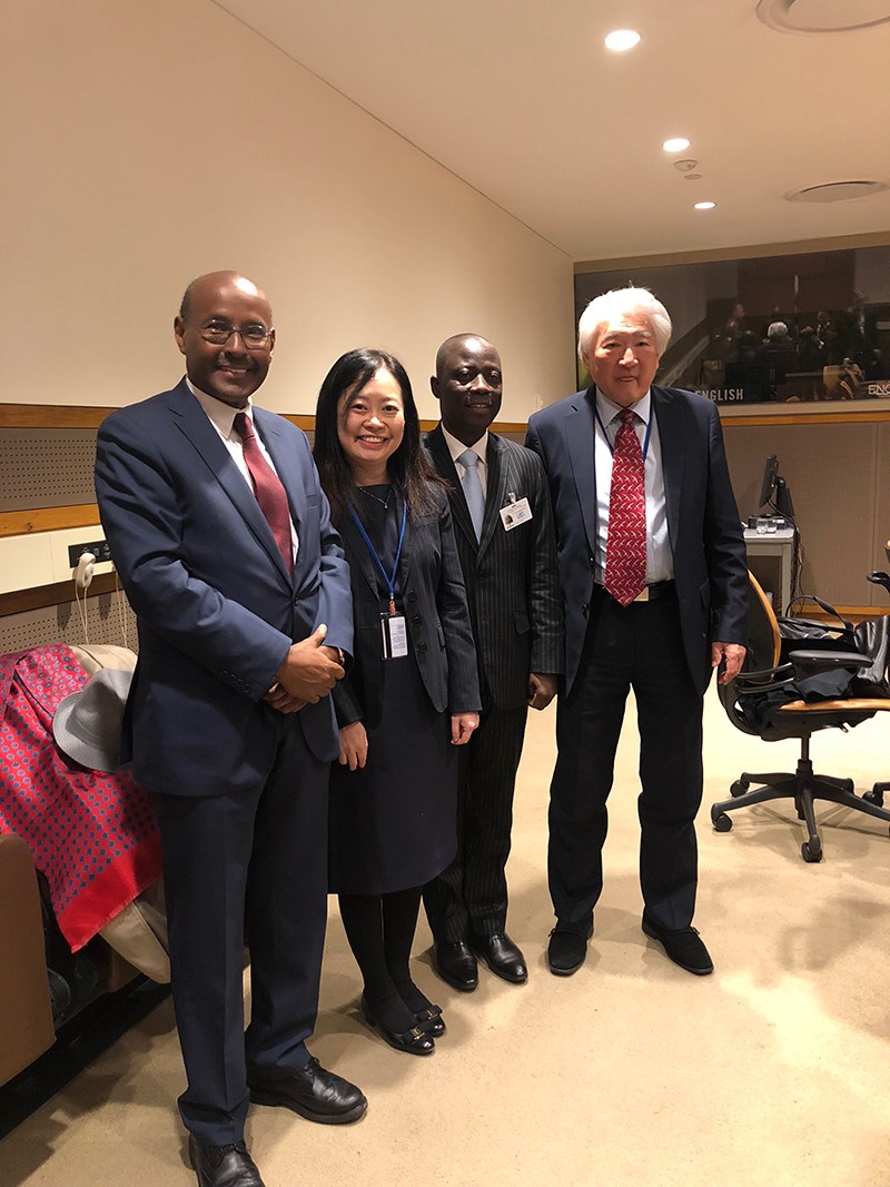 Visit of H.E. Prof. Dr. Kennedy Gastorn to the United Nations