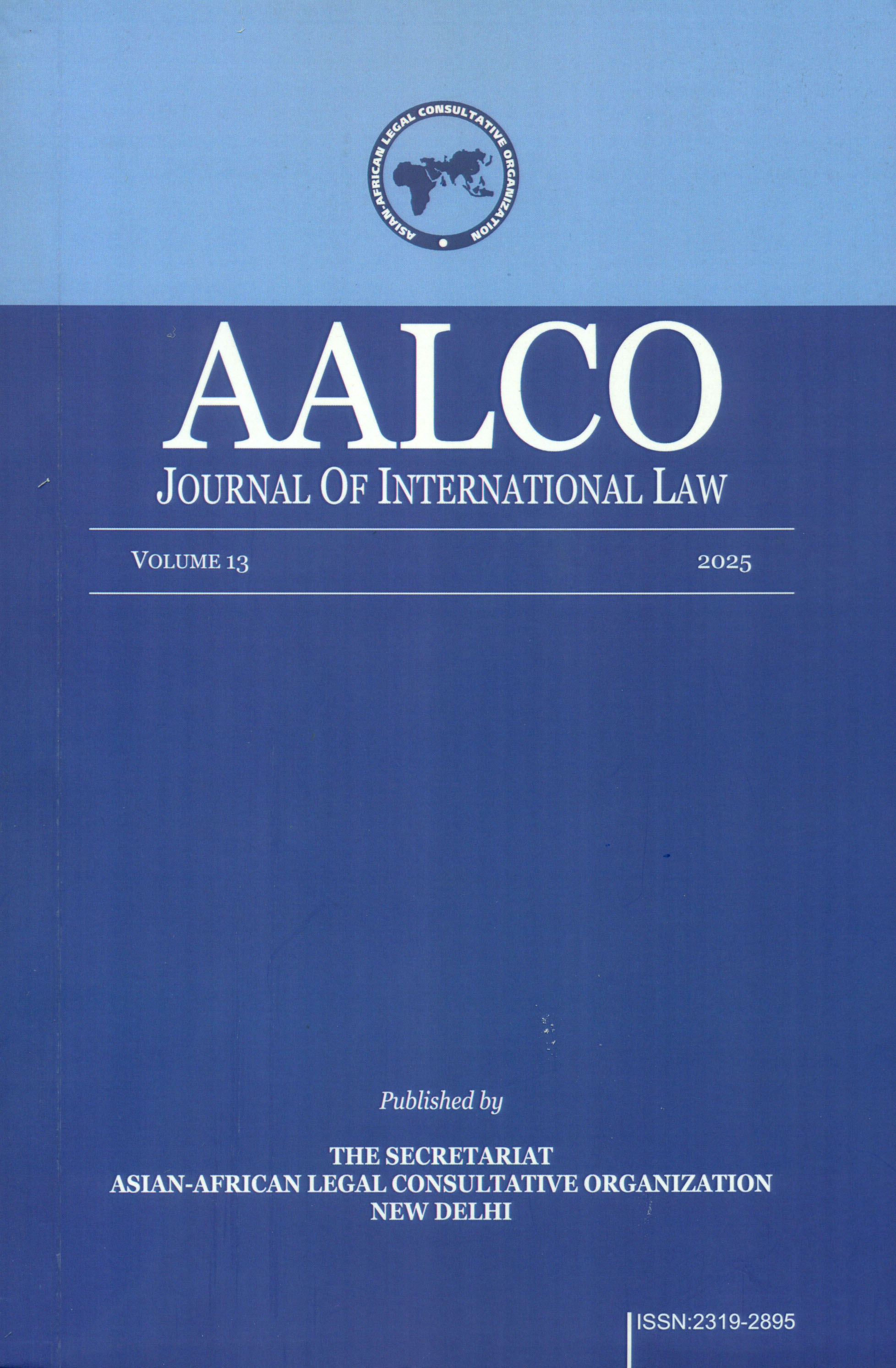 AALCO Journal Volume 13 2025