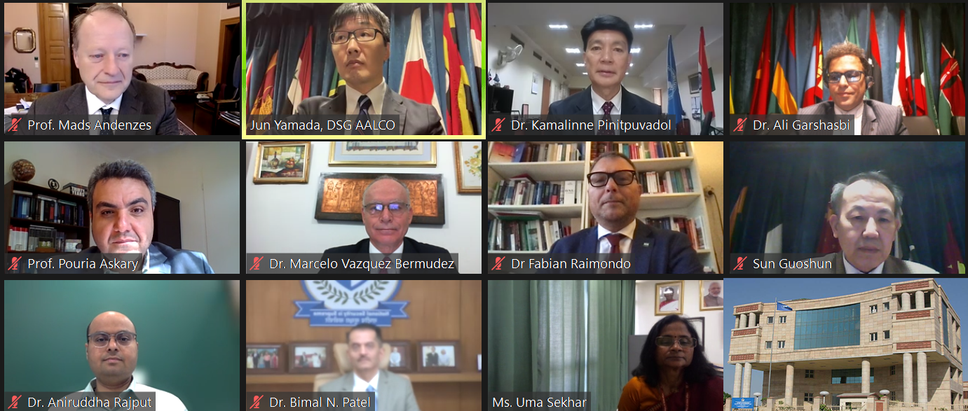 AALCO Secretariat Organised a Webinar on General Principles of Law and AALCO Member States