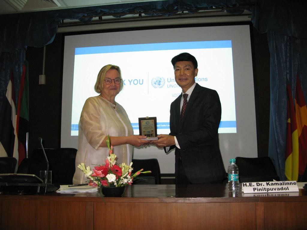 Lecture by Ms. Anna Joubin Bret Secretary UNCITRAL United Nations at AALCO Secretariat
