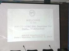 AALCO-ICRC Seminar for Defense Attache 2015
