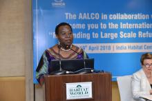 Seminar on Responding to Large Scale Refugee Movements organized by AALCO-UNHCR on 18 April 2018