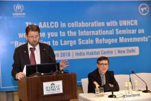Seminar on Responding to Large Scale Refugee Movements organized by AALCO-UNHCR on 19 April 2018